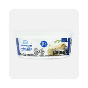 Crème sure et trempettes