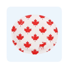 Shop Canadian maple leaf party plates