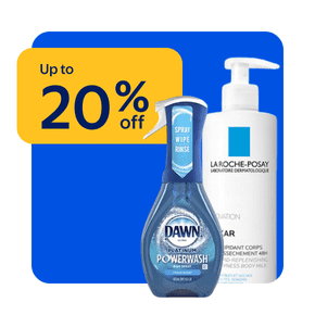 Household and beauty essentials up to 20 percent off