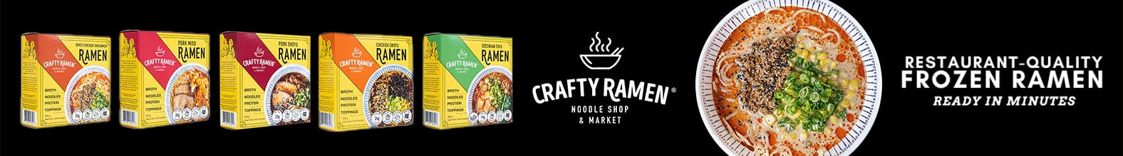 Restaurant-quality frozen ramen ready in minutes