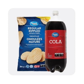 Shop Great Value chips and cola
