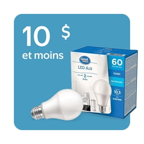 Ampoules LED à 10 $ et moins