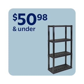 Storage shelves fifty dollars and under