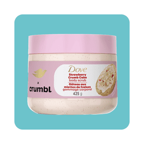 Shop Dove strawberry body scrub 425g