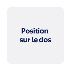Position sur le dos