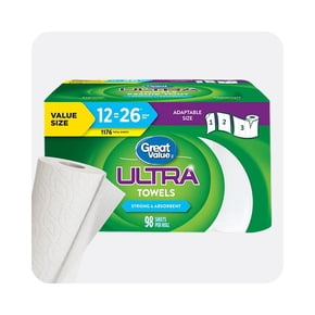 Shop Great Value Ultra paper towels value size