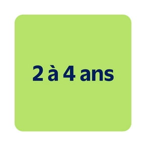 2 à 4 ans