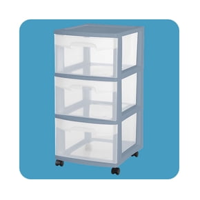 Shop three drawer storage unit