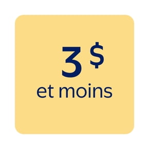 Articles à 3 dollars et moins