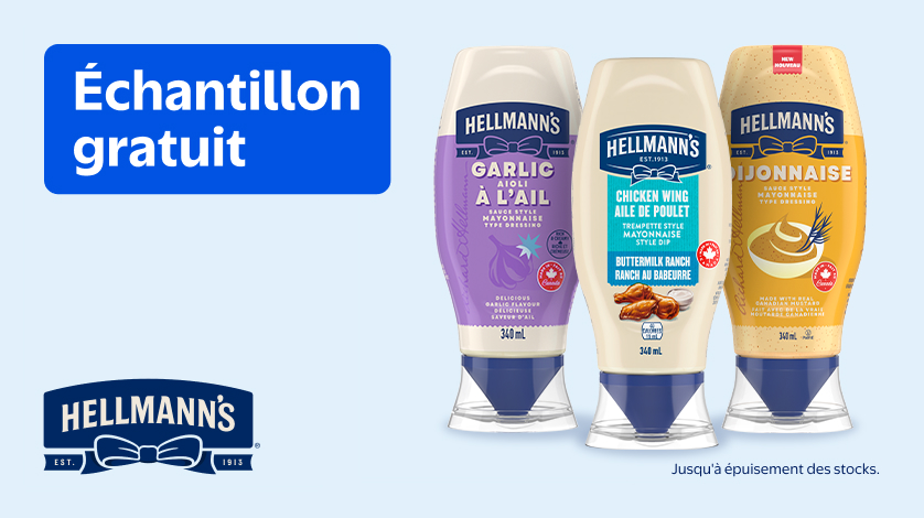 Échantillons gratuits d'épicerie