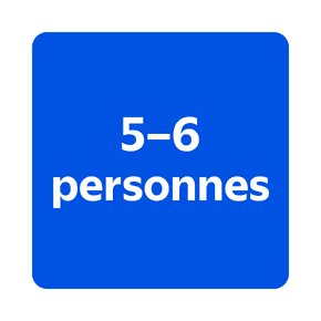 Magasiner pour 5 à 6 personnes