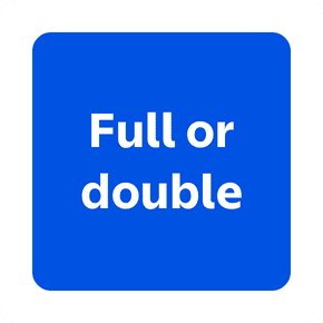 Shop full or double size products