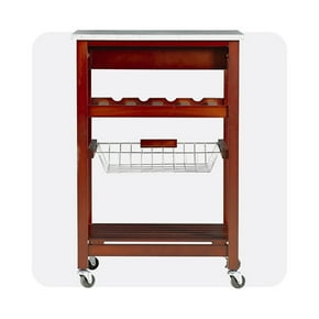 Shop kitchen cart with storage shelves