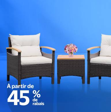 Aubaines pour votre terrasse