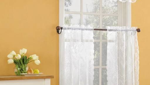 Lace valances $20 & under