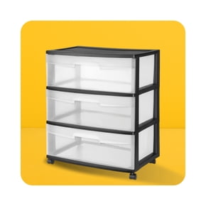 Shop three drawer storage unit