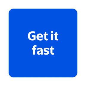 Shop items for quick delivery