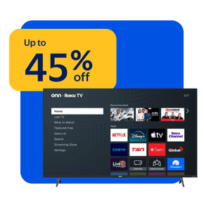 Save up to 45 percent on smart TVs