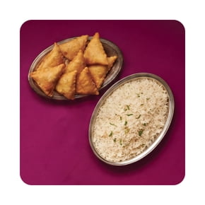 Shop rice and samosas for your next meal