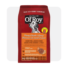 Dry dog food