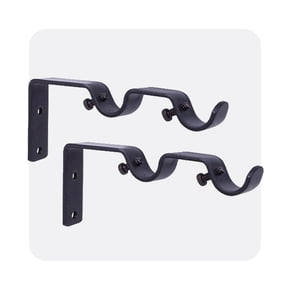 Curtain rod brackets