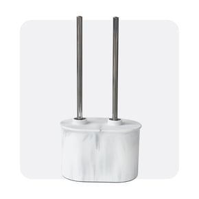 Shop bathroom brush and toilet paper holder