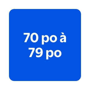 70 po - 79 po