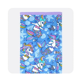 Serviette enfant motif licorne mermaid