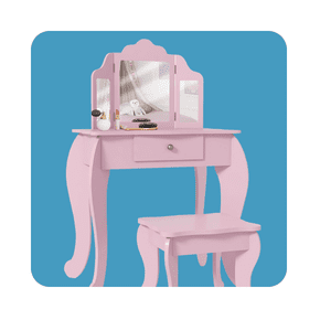 Shop kids vanity table with mirror
