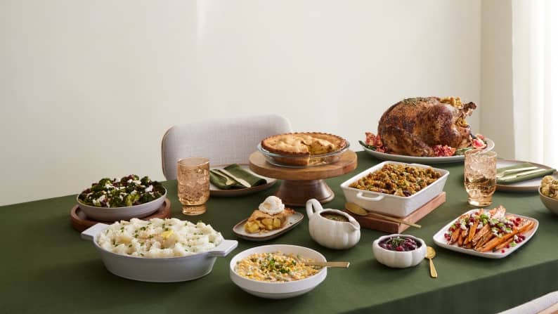 Thanksgiving meals. Last year's prices!