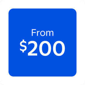 Shop items starting at $200