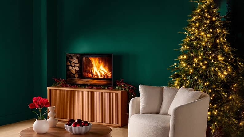 L'arbre de Noël, c'est réglé!