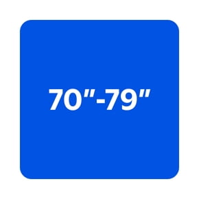 70" - 79"