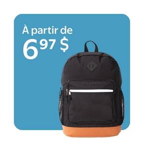 Sacs à dos à partir de 6,97 $