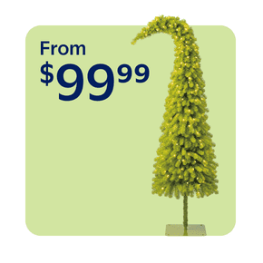 Artificial Christmas trees from $99.99