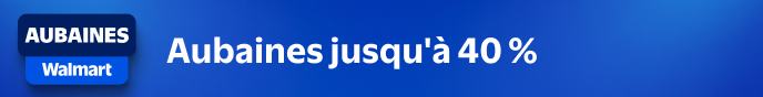 Aubaines jusqu'à 40 %