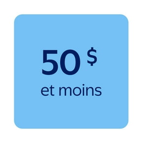 50 $ et moins