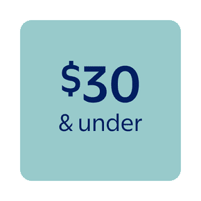 $30 & under
