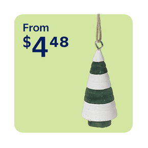 Holiday ornaments starting at $448