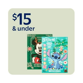 Advent calendars fifteen dollars and under