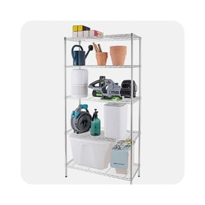 Shop storage shelving for home organization