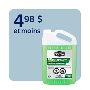 Liquide lave-glace à partir de 4,98 $