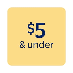 Shop items five dollars and under
