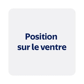 Position sur le ventre