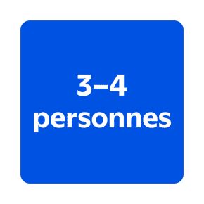 Produits pour 3 à 4 personnes