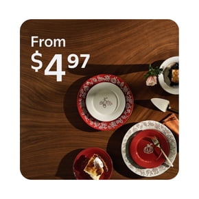 Shop dinnerware starting at $4.97