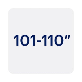 101" to 110"