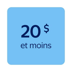 20 $ et moins