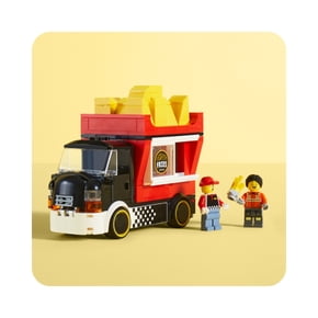 Shop toy building sets with food truck