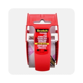 Shop packaging tape with dispenser
